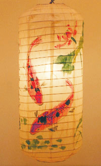 長型彩繪燈籠